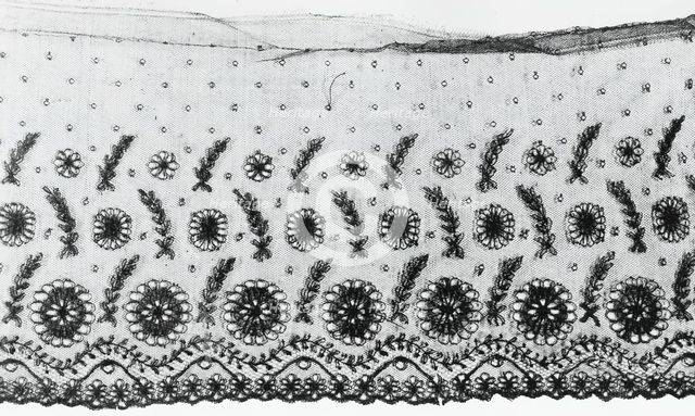 Flounce (Incomplete), England, 1875/1900. Creator: Unknown.