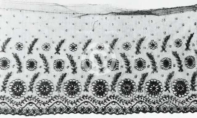 Flounce (Incomplete), England, 1875/1900. Creator: Unknown.