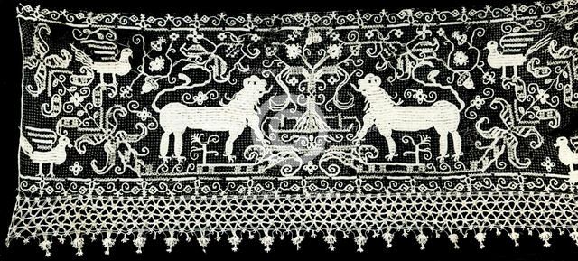 Flounce, Italy, 17th century. Creator: Unknown.