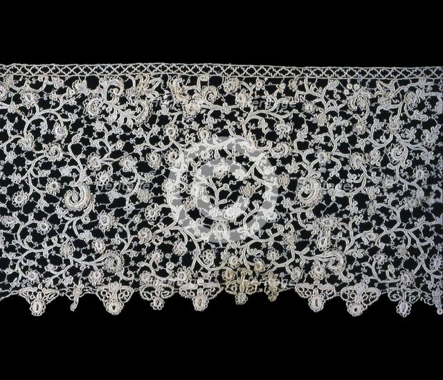 Flounce, Italy, 1675/1700. Creator: Unknown.