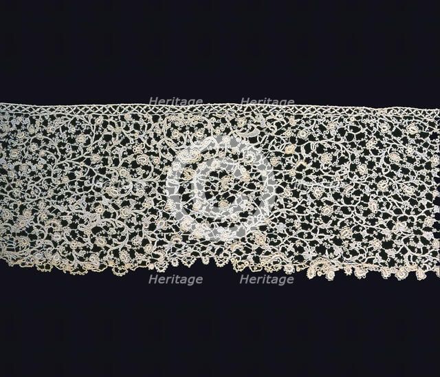 Flounce, Italy, 1675/1700. Creator: Unknown.