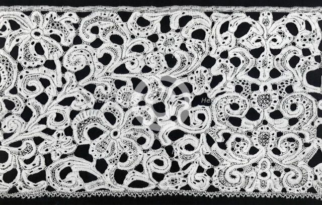 Flounce, Italy, 1701/25. Creator: Unknown.