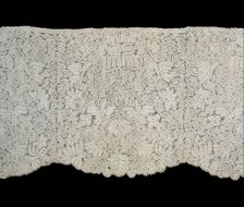 Flounce (Possibly Valance from a Bed), Italy, 1675/1750. Creator: Unknown