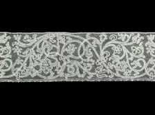 Flounce (Possibly From an Alb), Italy, 1701/50. Creator: Unknown