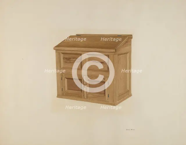 Flour Bin, c. 1939. Creator: Grace Bolser.