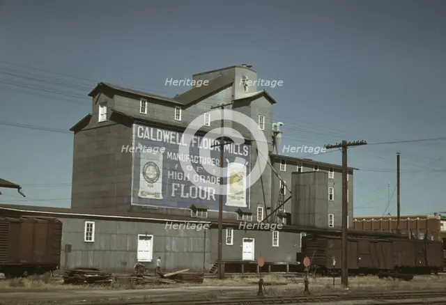 Flour mill, Caldwell, Idaho, 1941. Creator: Russell Lee.