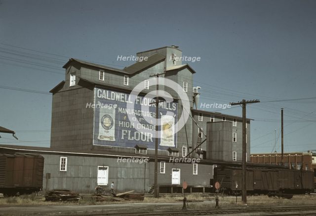Flour mill, Caldwell, Idaho, 1941. Creator: Russell Lee.