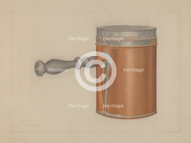 Flour Sifter, c. 1937. Creator: Arthur Wegg.
