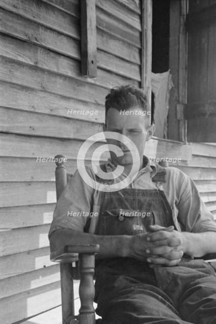 Floyd Burroughs, Hale County, Alabama, 1936. Creator: Walker Evans.