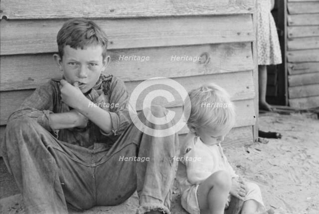 Floyd Burroughs, Jr., and Othel Lee Burroughs, called Squeakie, 1936. Creator: Walker Evans.