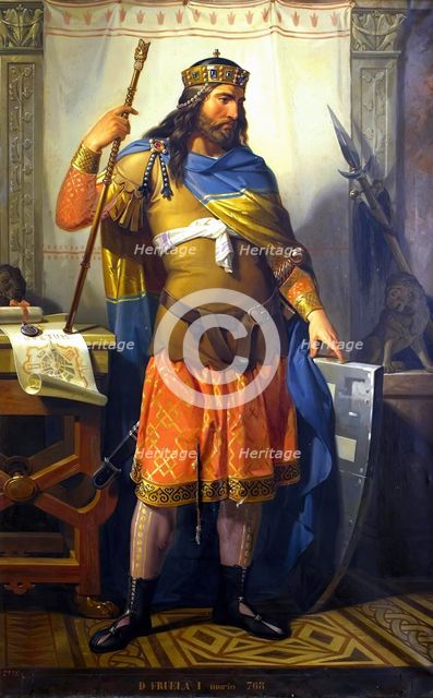 Fruela I of Asturias, 1854. Creator: Bernardino Montañés y Pérez.