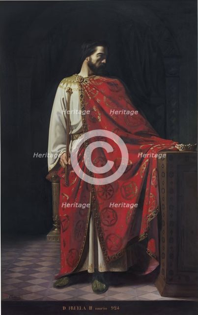 Fruela II of Asturias, 1852.  Creator: Leon Joseph Florentin Bonnat.