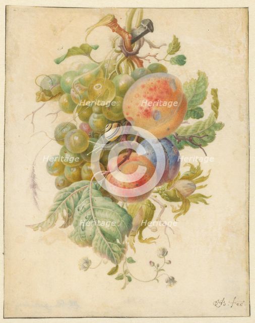 Fruit, 1677-1726. Creator: Herman Henstenburgh.