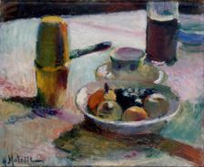 Fruit and Coffeepot, 1898. Creator: Henri Matisse