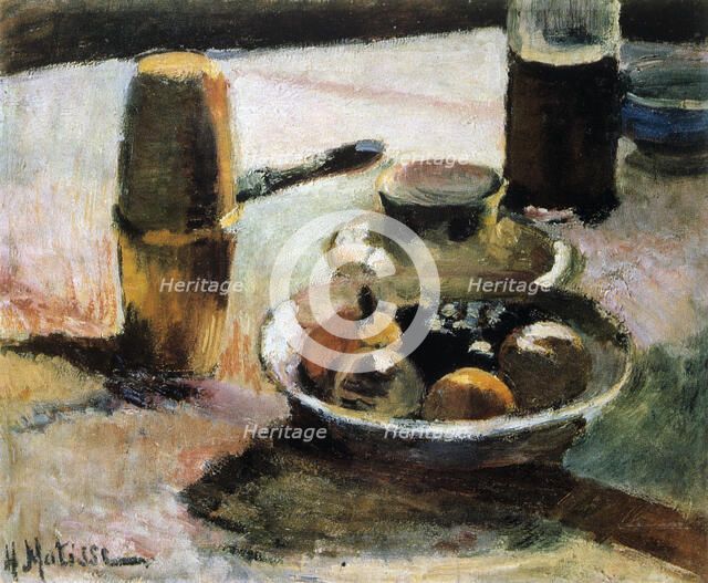 'Fruit and Coffeepot', c1898.  Creator: Henri Matisse.
