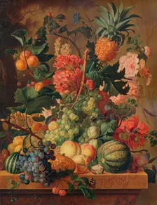 Fruit and Flowers 1789, (1938). Artist: Paul Theodor van Brussel