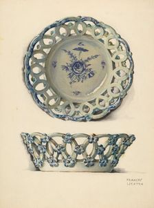 Fruit Basket, c. 1936. Creator: Frances Lichten