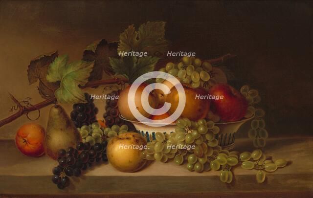 Fruit, c. 1860. Creator: Harriet Cany Peale.