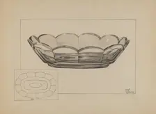 Fruit Dish, c. 1937. Creator: Hugh Clarke