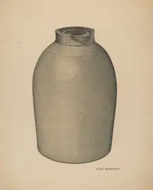 Fruit Jar, c. 1940. Creator: Violet Hartenstein