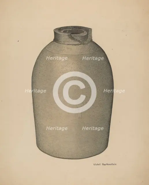 Fruit Jar, c. 1940. Creator: Violet Hartenstein.
