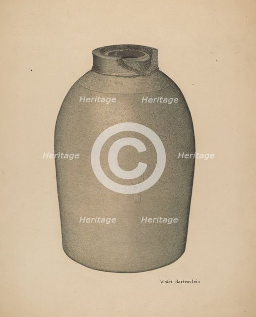 Fruit Jar, c. 1940. Creator: Violet Hartenstein.