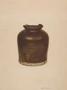 Fruit Jar, c. 1939. Creator: Paul Poffinbarger