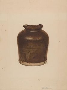 Fruit Jar, c. 1939. Creator: Paul Poffinbarger