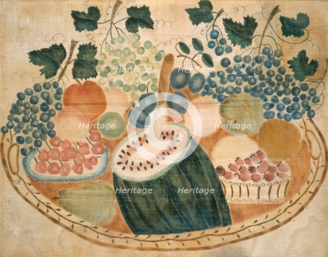 Fruit on a Tray, c. 1840. Creator: Unknown.