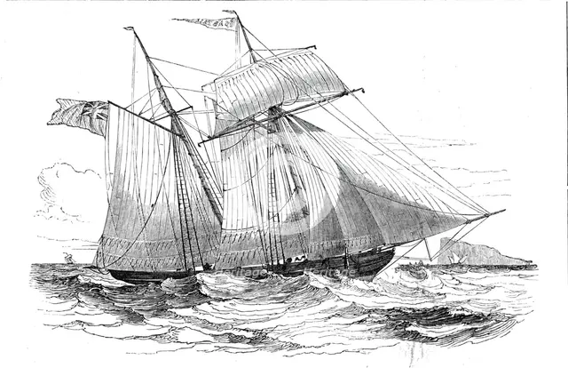 Fruit Schooner, 1844. Creator: Unknown.