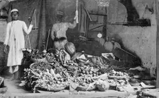 Fruit shop, India, early 20th century