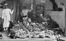 Fruit shop, India, early 20th century