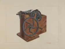 Fruit Slicer, c. 1938. Creator: Edward L Loper