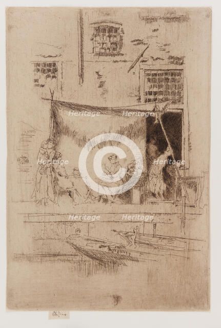 Fruit Stall, 1879-1880. Creator: James Abbott McNeill Whistler.