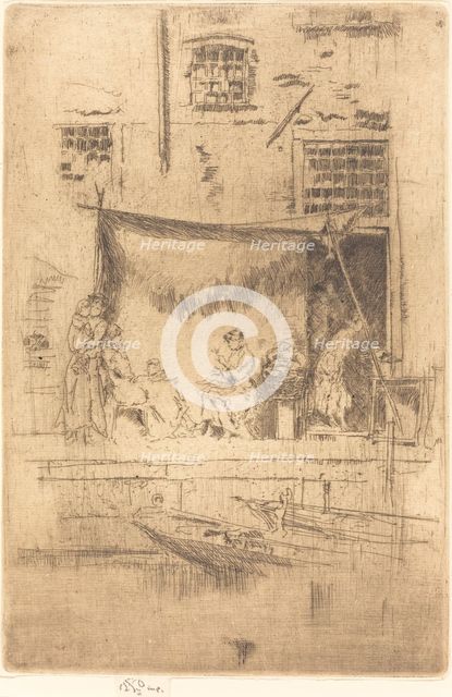 Fruit-Stall, 1880. Creator: James Abbott McNeill Whistler.