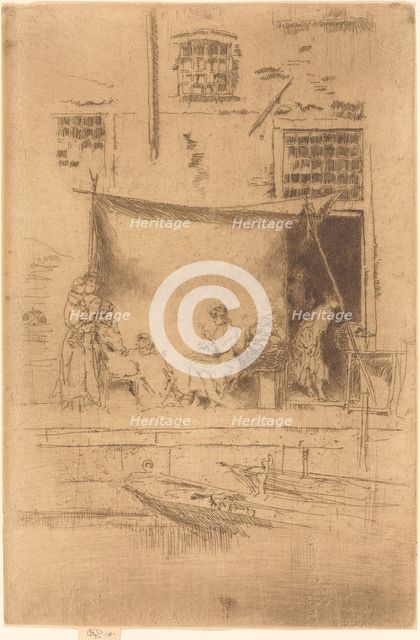 Fruit-Stall, 1880. Creator: James Abbott McNeill Whistler.