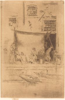 Fruit-Stall, 1880. Creator: James Abbott McNeill Whistler