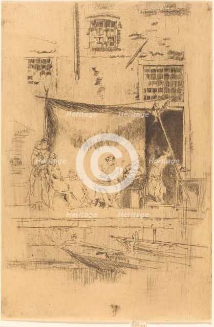 Fruit-Stall, 1880. Creator: James Abbott McNeill Whistler.