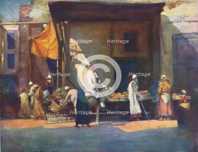 'Fruit Stall', 1903. Artist: Mortimer L Menpes.