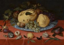 Fruit Still Life with Shells and Tulip, 1620. Creator: Balthasar van der Ast