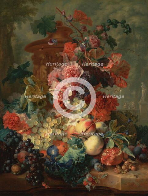 Fruit Piece, 1722. Creator: Jan van Huysum.