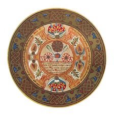 Fruit Trencher of the Elizabethan Period (British Museum.) 16th century, (1903)