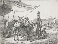 Fruttajuolo di Napoli (Fruit seller of Naples), 1822. Creator: Johann Adam Klein