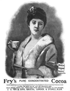 'Fry's Pure Concentrated Cocoa 1890. Creator: Unknown