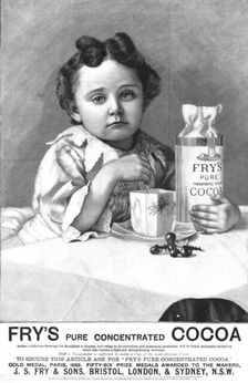 'Fry's Pure Concentrated Cocoa 1891. Creator: Unknown