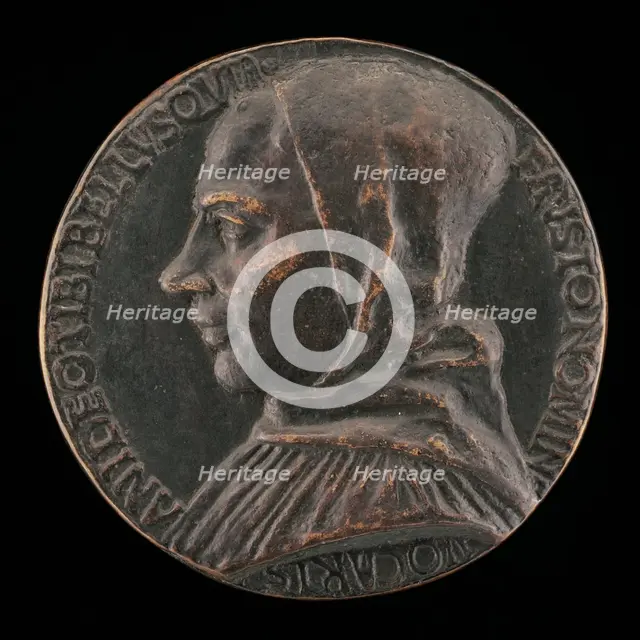 Fra Alberto Belli, died 1482 [obverse], c. 1497. Creators: Niccolo Fiorentino, Unknown.