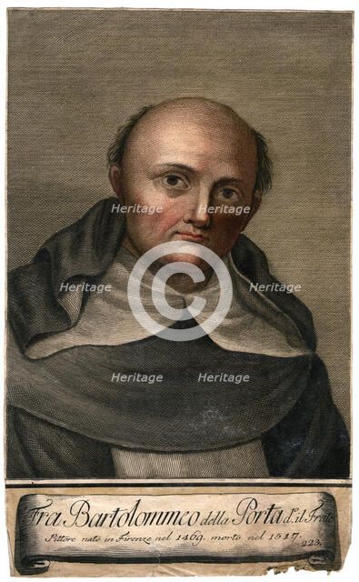 Fra Bartolomeo della Porta, Florentine Renaissance artist. Artist: Unknown