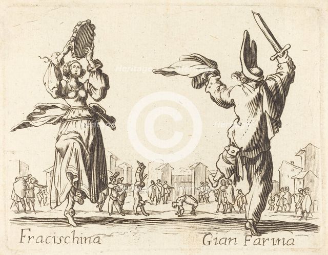 Fracischina and Gian Farina. Creator: Unknown.