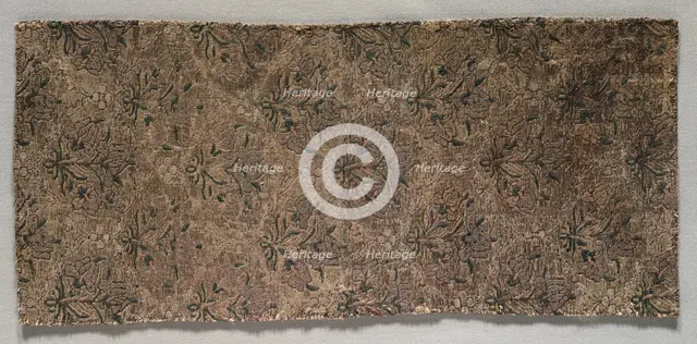 Fragment, 1600s - 1700s. Creator: Unknown.