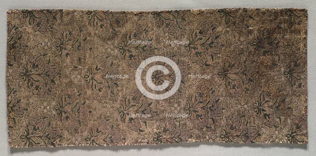 Fragment, 1600s - 1700s. Creator: Unknown.